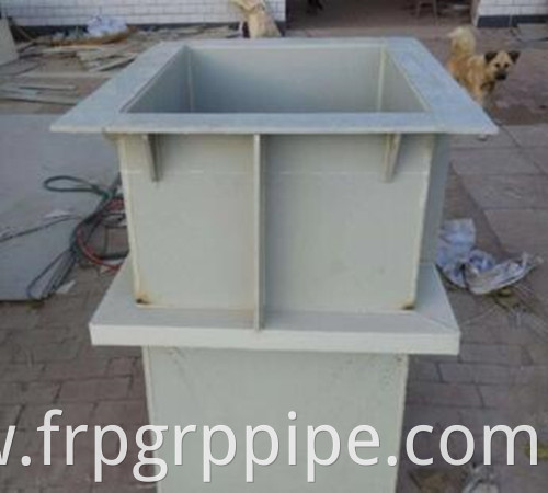 Cathode copper electrolytic refining polymer concrete cell glass reinforced plastic electrolytic cell